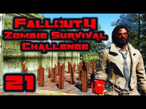 Let's Play Fallout 4: Zombie Survival Challenge - Part 21 - I Hate Bugs