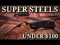 Knives Under $100 with Premium Steels – M390, M398 & More