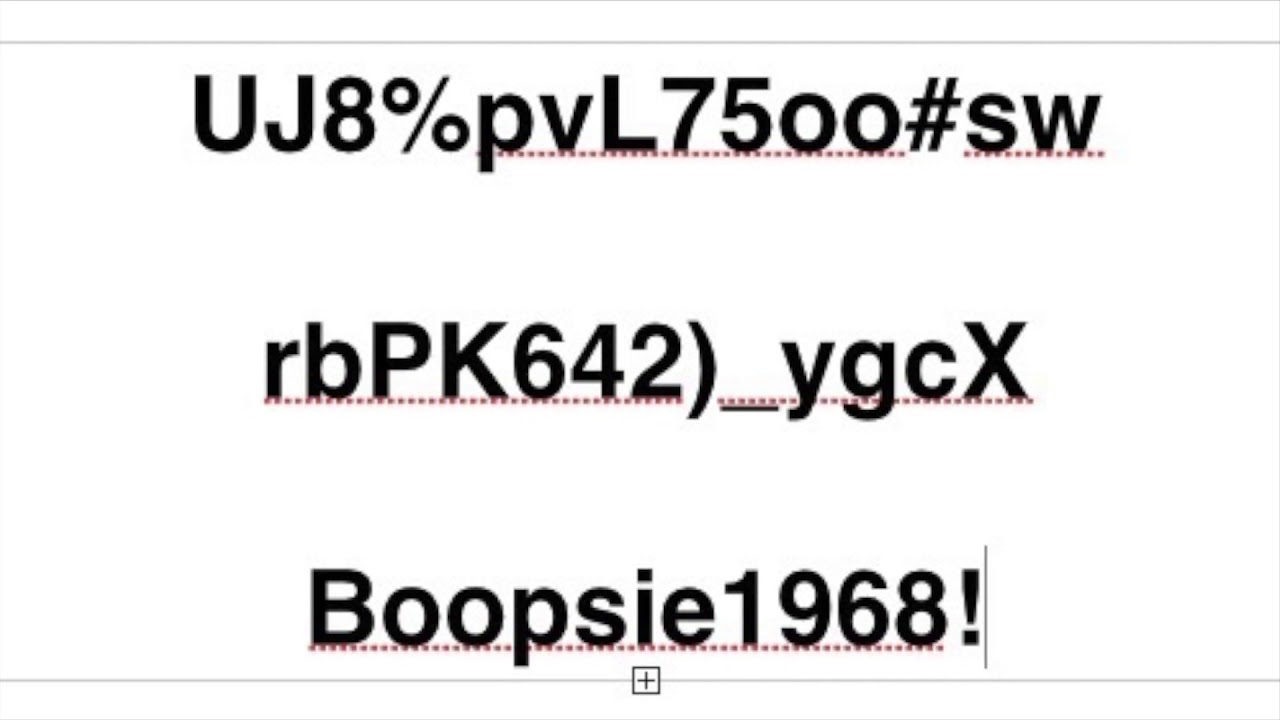 Password Problems and Solutions