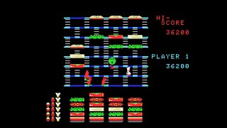 MSX Game: Burger Time (1983 Mattel Electronics)
