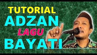 Download lagu TUTORIAL ADZAN BAYATI BAGI PEMULA | Nada Rendah | Lagu Bayati Kurdi mp3