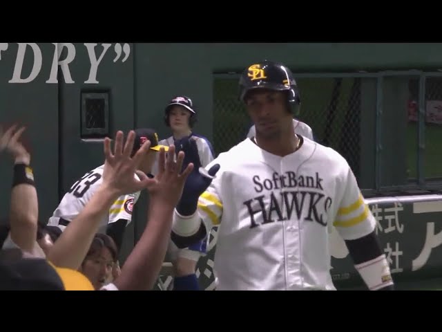 【7回裏】センターへの一発!! ホークス・グラシアルの今季5号となるソロホームラン!! 2019/5/10 H-