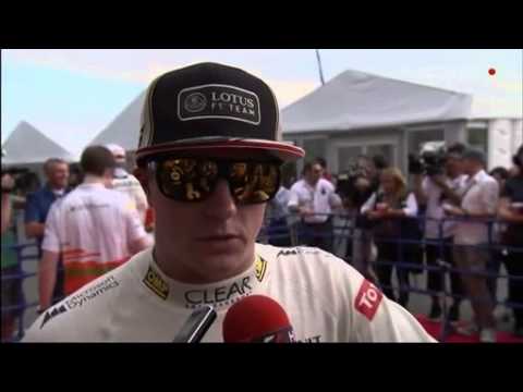 Kimi Raikkonen Interview after spin in Q3 Japanese Grand Prix 2012