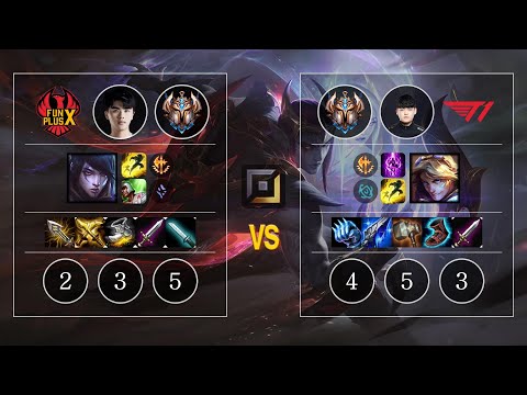 FPX Lwx Aphelios vs T1 Gumayusi Ezreal Bot - KR Patch 10.12