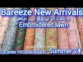 bareeze new lawn collection with price | bareeze new collection summer 2024 | embroidered classic |