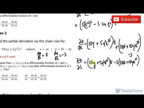 📚 How to use the chain rule with partial derivatives (Introduction, Part 1)