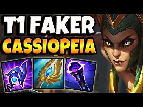 T1 Faker CASSIOPEIA MID vs AKSHAN - Patch 11.15 Ranked Korea ✅