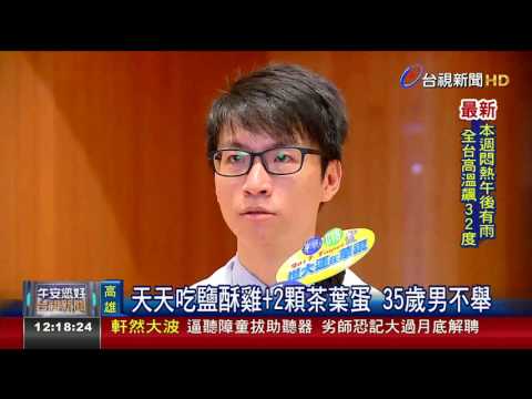 天天吃鹽酥雞+2顆茶葉蛋35歲男不舉