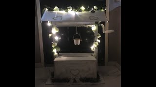 Wedding Wishing Well DIY Cardboard Boxes