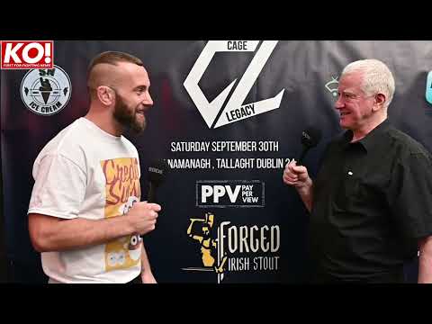 Brian Manning Interview ahead of Cage Legacy 19
