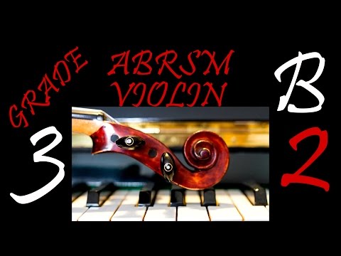 ABRSM Violin Exam 2016 - 2019 Grade 3 B2 Theme and Variation - N. Paganini (Slow)