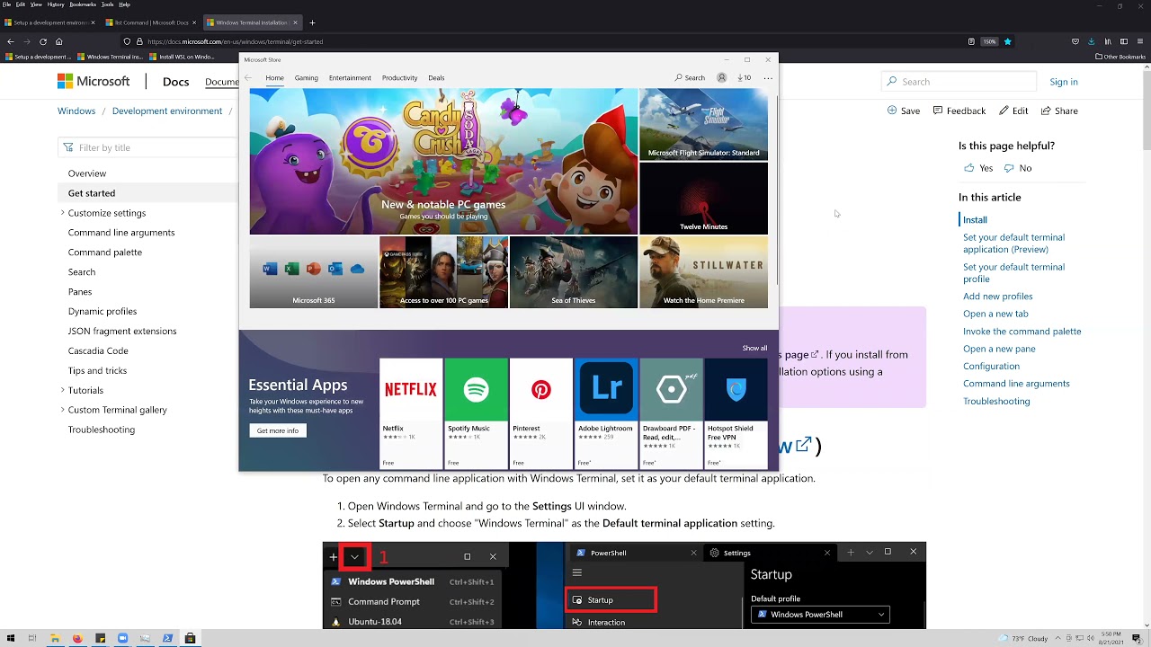 winget Package Manager - setup python dev environment in Windows 10