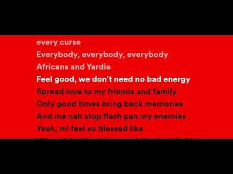 KIDI FT MAVADO   BLESSED LYRICS