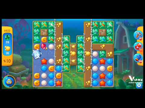 Fishdom. 9422 level no boosters and diamonds. 20 move