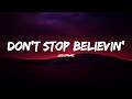 Josh Fawaz - Don't Stop Believin (Lyrics)