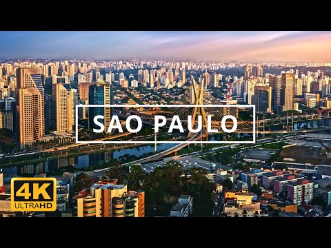 Sao Paulo , Brazil 🇧🇷 | 4K Drone Footage (With Subtitles)