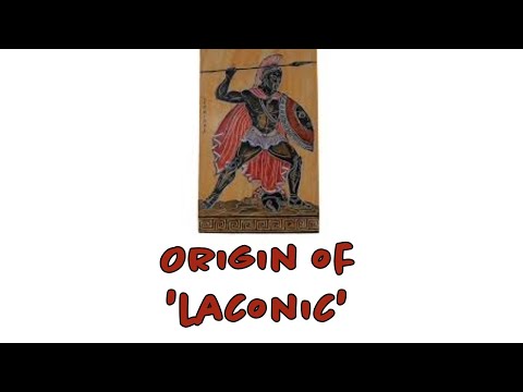 Spartan Origins of 'Laconic'