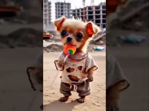 Doggy Se Lollipop 🍭  Le Liya 😱 😭 #shorts