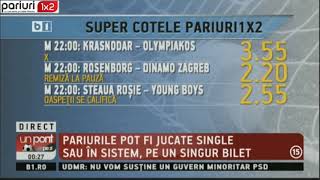 SUPER COTELE PARIURI1X2: Mizam pe meciurile din Liga Campionilor!