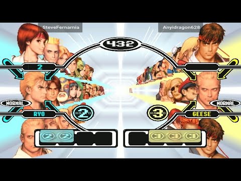 Capcom Vs. SNK Millennium Fight 2000 - SteveFernarnia vs Anyidragon628