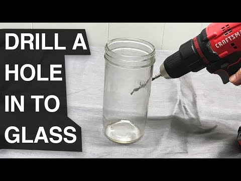 How to Drill a Hole into a Glass Bottle | Using Only a Regular Drill Bit
