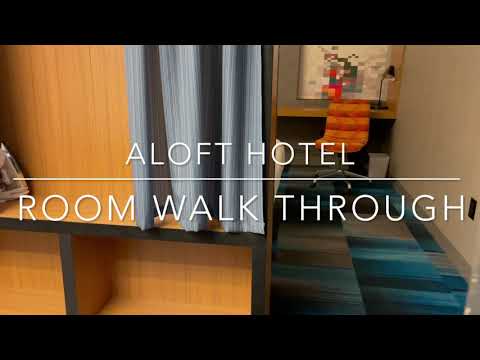 Aloft Hotel Tour | Modern Contemporary Hotels | Hotel room Walkthrough