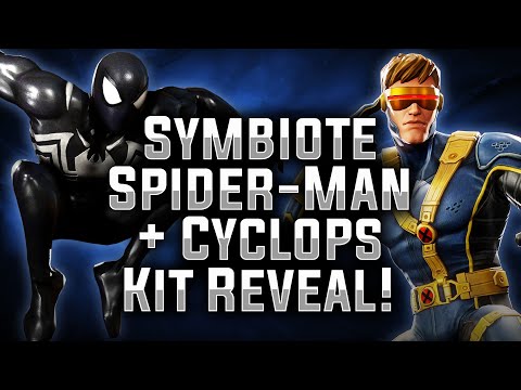 Symbiote Spider-Man + Cyclops KIT REVEAL! - MARVEL Strike Force - MSF