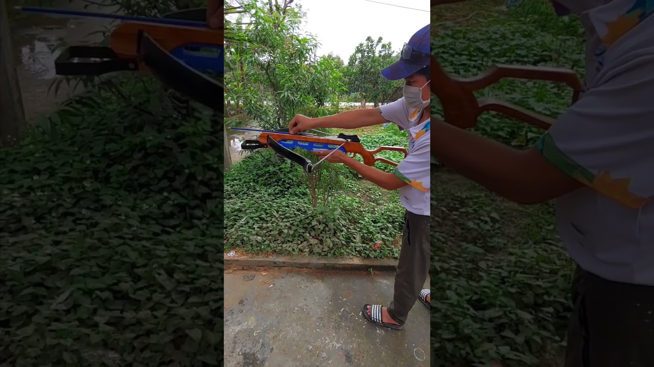 DIY Crossbow - Super Powerful Homemade Crossbow