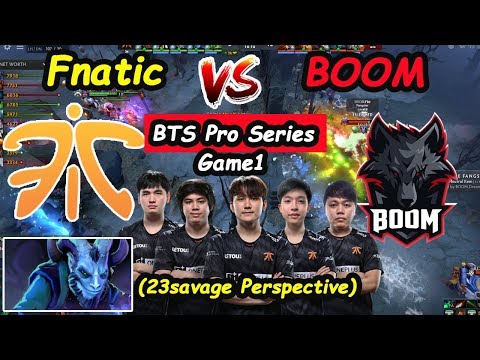 Fnatic vs BOOM Esports | 23savage [Riki] Beast Carry BTS Pro Series SEA Game1 Dota2
