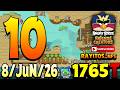 Angry Birds Friends Level 10 Tournament 1765 Highscore POWER UP Walkthrough 3 Stars