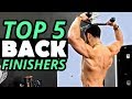 TOP 5 BACK FINISHER Workout Exercises | IMPROVES WIDTH & V-Taper