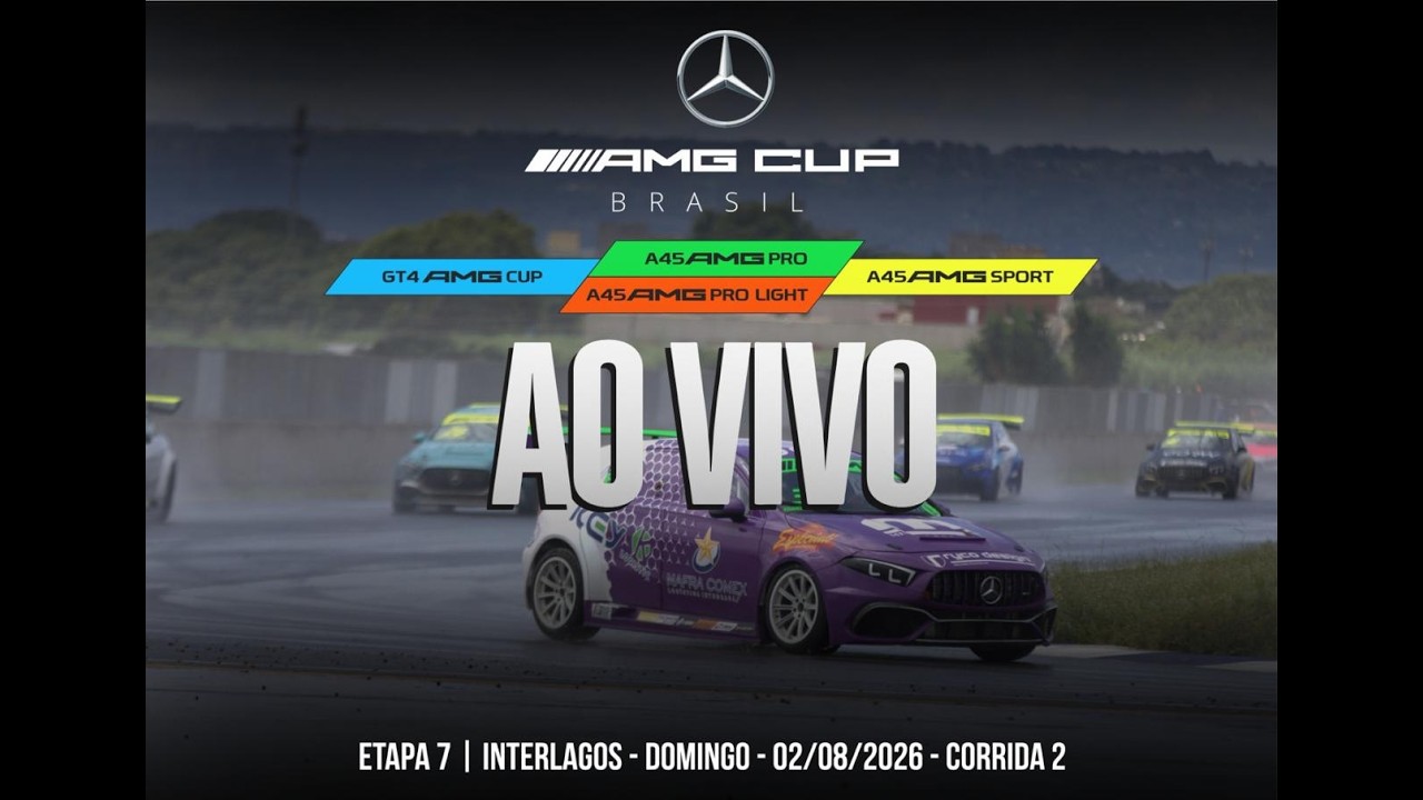 🔴 AMG CUP BRASIL | Corrida 2 | 7ª Etapa 2026 | Interlagos (SP) | Ao Vivo