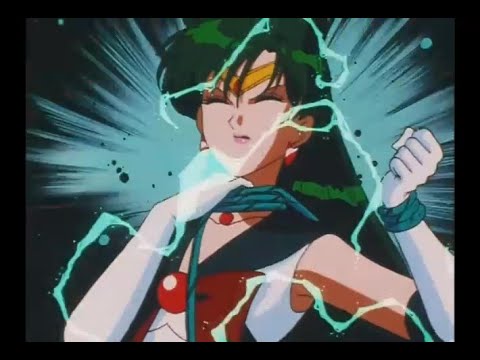 Sailor Pluto saves Mini Moon