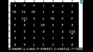 Apple II Game: Warlord (1978 Speakeasy Software Ltd)