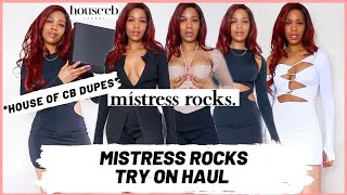 MISTRESS ROCKS TRY ON HAUL | MISTRESS ROCKS REVIEW | HOUSE OF CB DUPES! | RAQUEL SEWELL