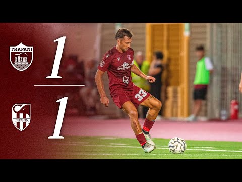 Trapani-Catania 1-1, gli highlights della gara