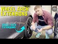 Fitting Stone Chip Protection To The Jaguar F Type Fitting Jaguar XK XKR Wheel Spats To The F Type