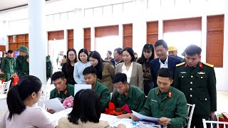 Phường Tam Điệp đăng cai tổ chức đón nhận, tư vấn và giới thiệu việc làm cho quân nhân 8 phường thuộc cụm Phòng thủ KV2 - Tam Điệp hoàn thành Nghĩa vụ quân sự trở về địa phương năm 2026.