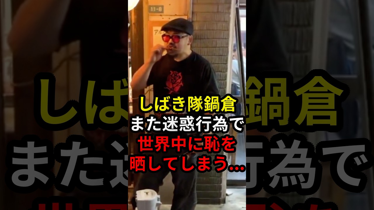 しばき隊鍋倉また迷惑行為で世界中に恥を晒してしまう... #政治 #ニュース #高市政権 #しばき隊 #共産党