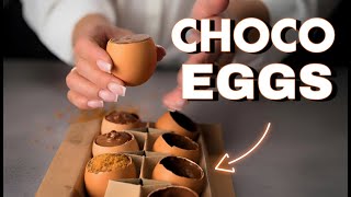 How to Make Pistachio Chocolate Eggs in Real Shells – Better Than Dubai Dessert