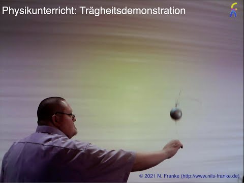 Physikunterricht: Trägheitsdemonstration   4 K