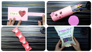 4 EASY CRAFT IDEAS /SCHOOL CRAFT IDEA /schools hacks /origami craft / cute craft idea / #viral