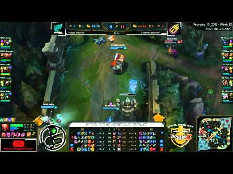 PGS 2016 Spring Split- W12 - NAGA vs CE PART 2/2