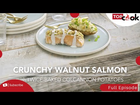 Crunchy Walnut Salmon & Baked Colcannon Potatoes | Nutty Salmon with Irish Comfort #quickmeals