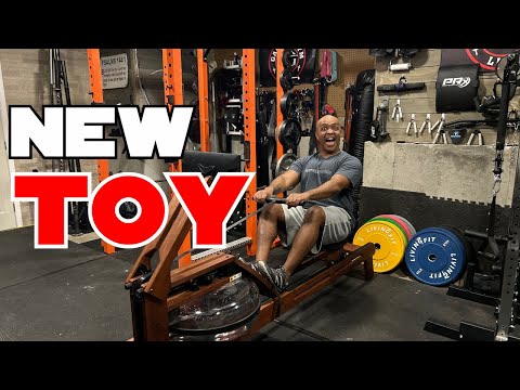 My First Water Rower! Is This A Good Fit For Your Home Gym? || Ergatta Rower Review