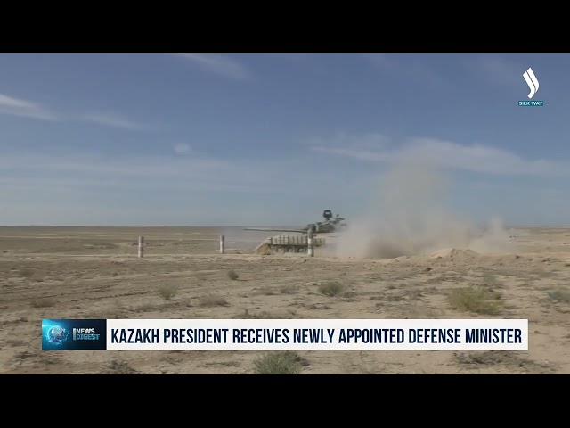 Kazakh President receives newly appointed Defense Minister