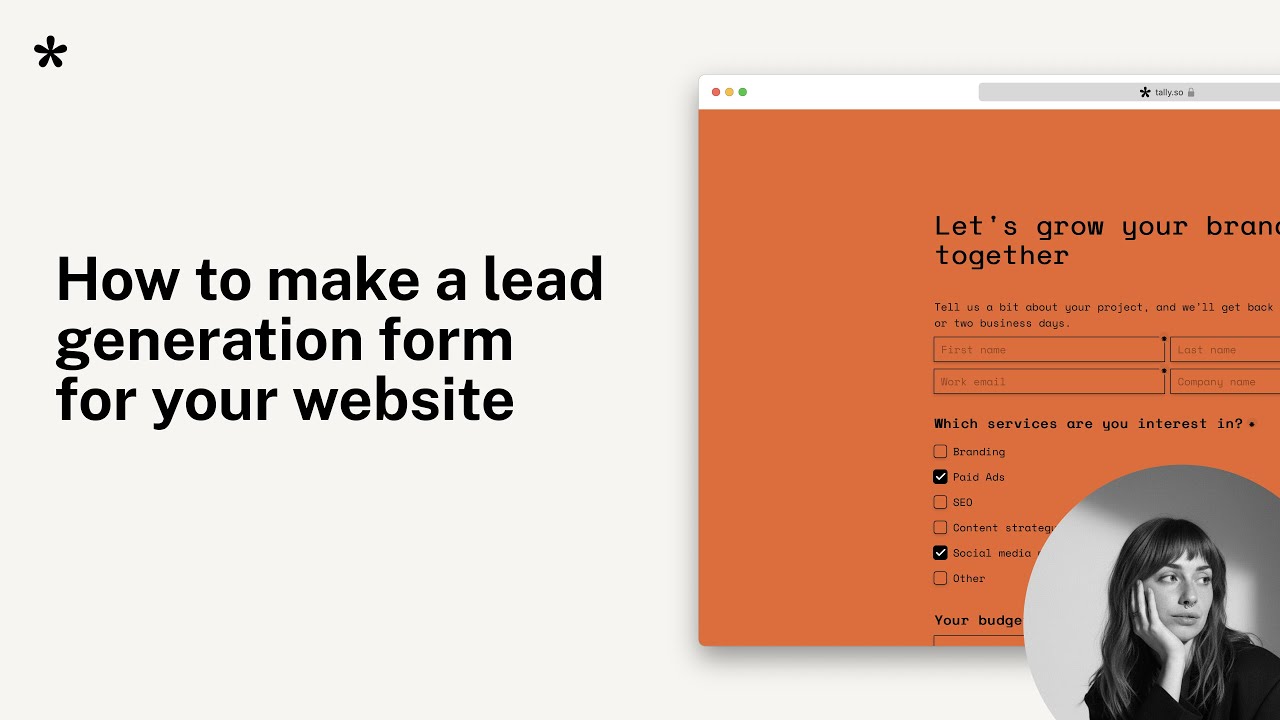 How to make a lead generation form