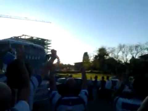 La festa biancoblù allo Speroni