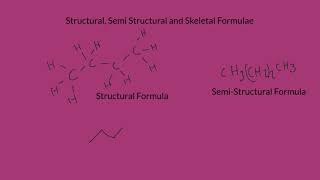 Structural, Semi Structural and Skeletal Formulae | Organic Chemistry Exposed | VCE Chemistry 3/4
