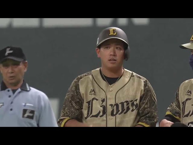 【4回表】追加点!! ライオンズ・愛斗 ライトへタイムリーヒットを放つ!! 2022年8月10日 北海道日本ハムファイターズ 対 埼玉西武ライオンズ